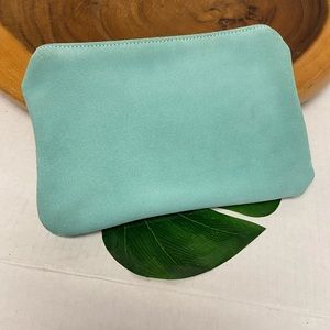 Kustom Klutch Tiffany Blue Robins Egg Aqua Leather Pouch Clutch